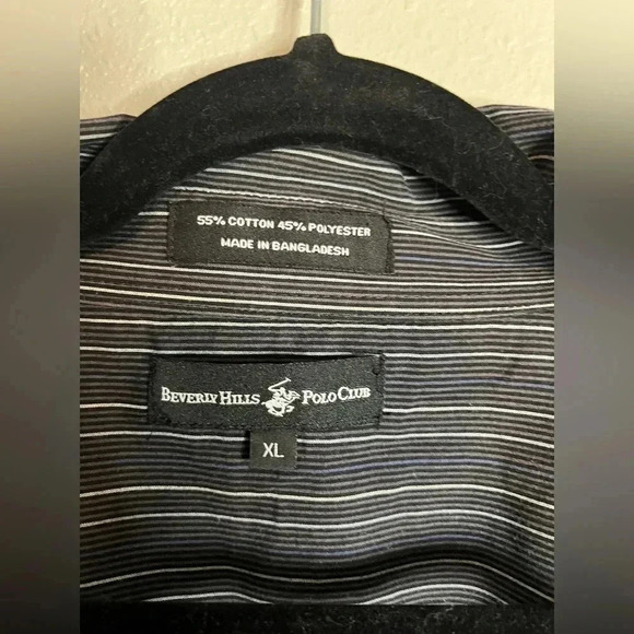 Beverly Hills polo club striped dress shirt - Picture 3 of 3